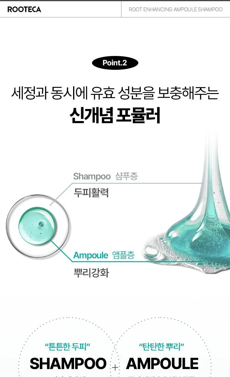 [앰플샴푸|탈모증상완화] 루테카 루트 인핸싱 앰플 샴푸 200ml (단품) 상세페이지 15